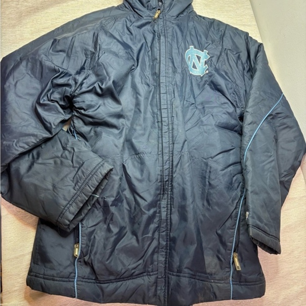 Vintage 1990's Team‎ Starter UNC Tarheels Puffy Jacket Coat Size small
